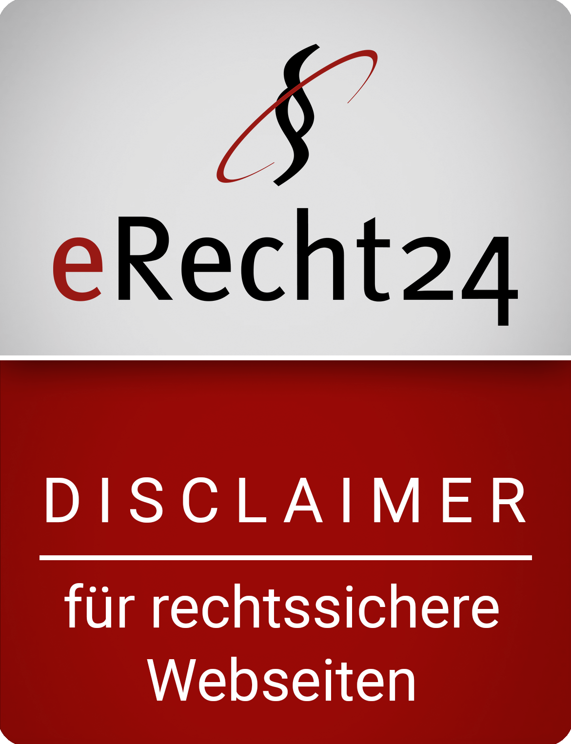 Disclaimer von eRecht24 Rechtsanwalt Sören Siebert